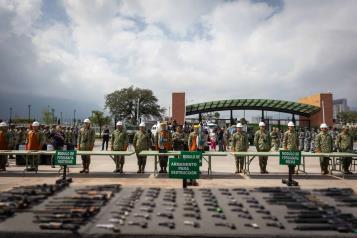 Destruye Ejército Mexicano mil 50 armas aseguradas