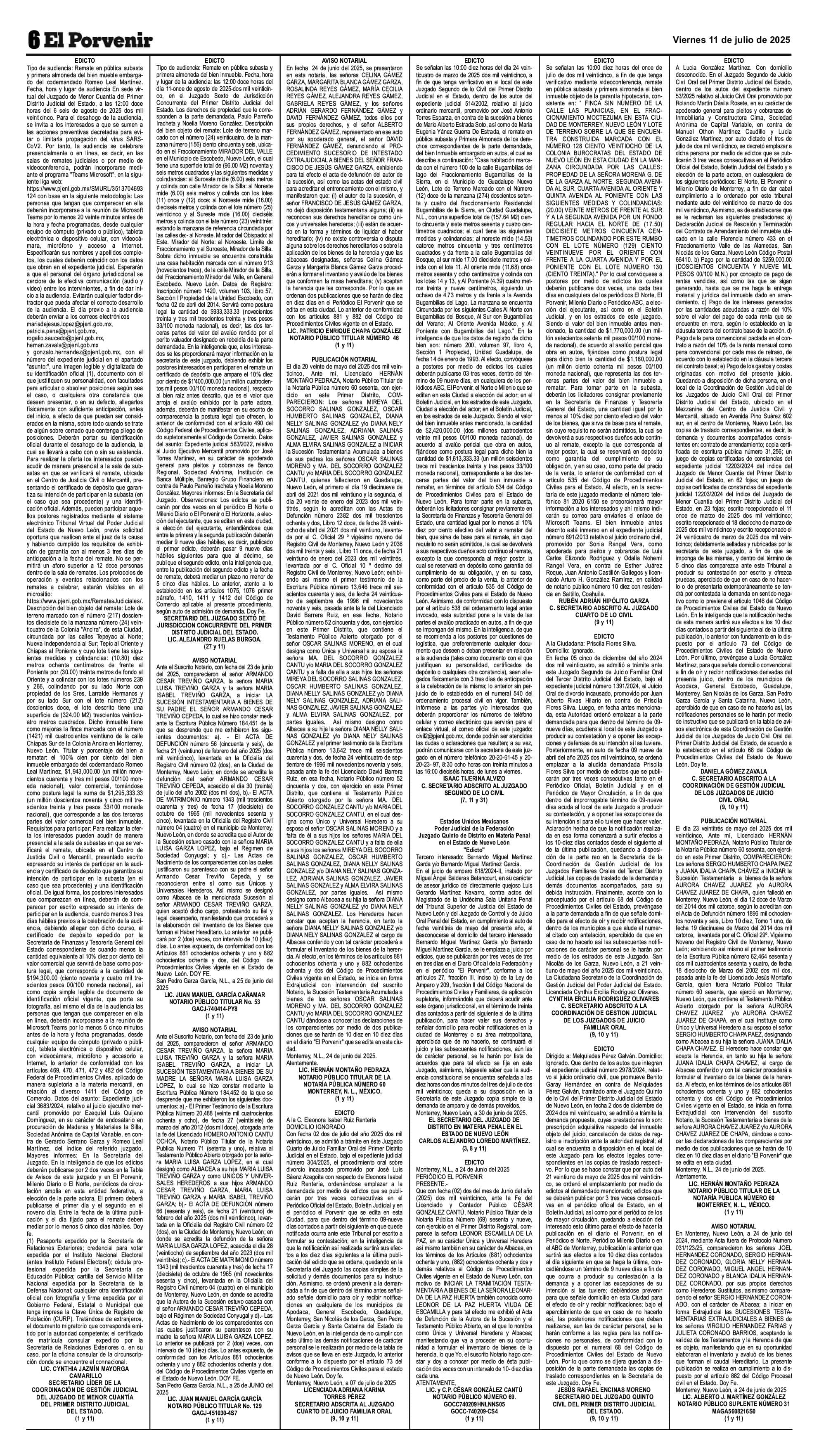 Edictos