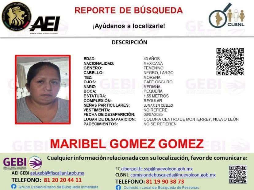 Localizan con vida a desaparecida Localizan con vida a desaparecida