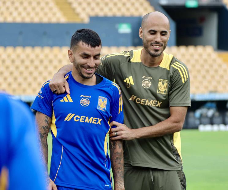 Ya entrenó Correa con Tigres Ya entrenó Correa con Tigres