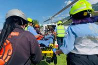 Sufre ca&iacute;da en monta&ntilde;a