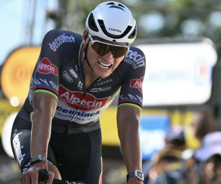 Pogacar cede liderato del Tour a Van der Poel Pogacar cede liderato del Tour a Van der Poel