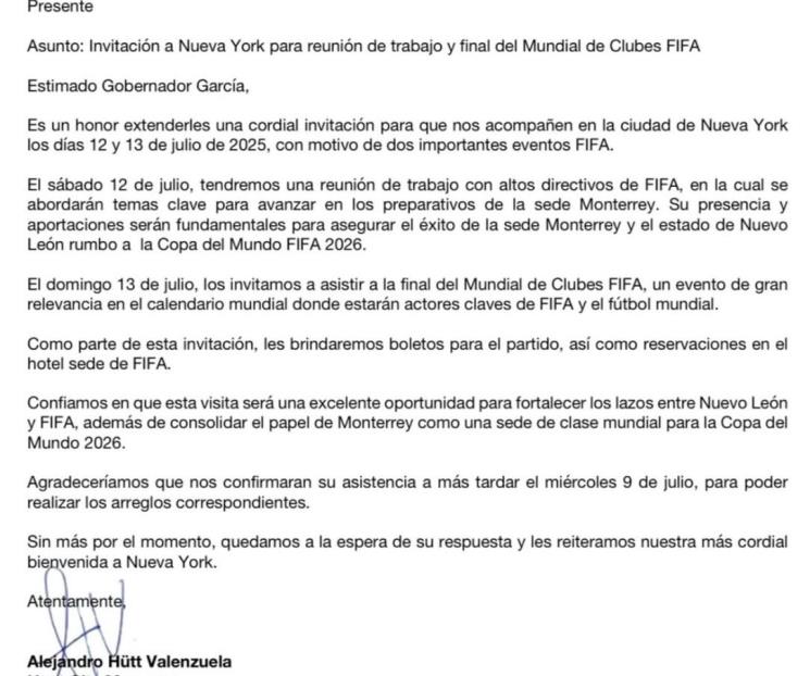 Irá Samuel a Nueva York a revisar detalles del Mundial Irá Samuel a Nueva York a revisar detalles del Mundial