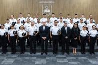 Reforzará SP su seguridad con 32 nuevos policías recién graduados
