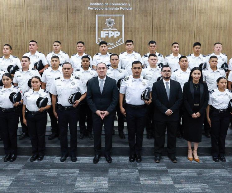 Reforzará SP su seguridad con 32 nuevos policías recién graduados