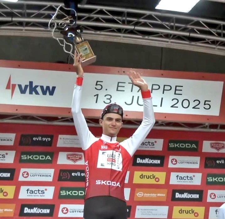 Isaac del Toro, campeón del Tour de Austria