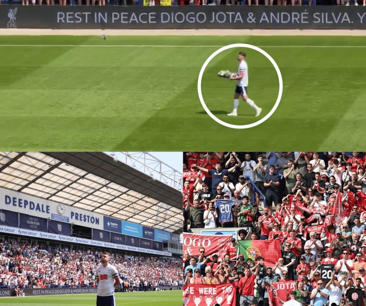Realiza Liverpool partido de homenaje por fallecidos Diogo y André Realiza Liverpool partido de homenaje por fallecidos Diogo y André