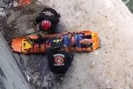 Cae a lecho del Río Santa Catarina