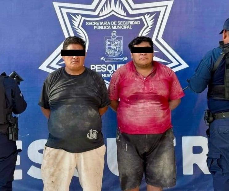 Sorprenden a hombres arrojando escombro