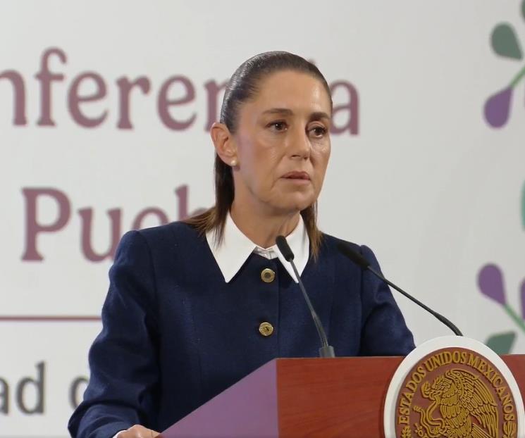 Sheinbaum habla en mañanera sobre huachicoleo fiscal Sheinbaum habla en mañanera sobre huachicoleo fiscal