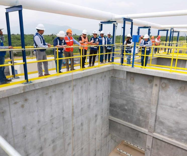 Tiene avance del 80% obras de planta tratadora de  agua de El Carmen