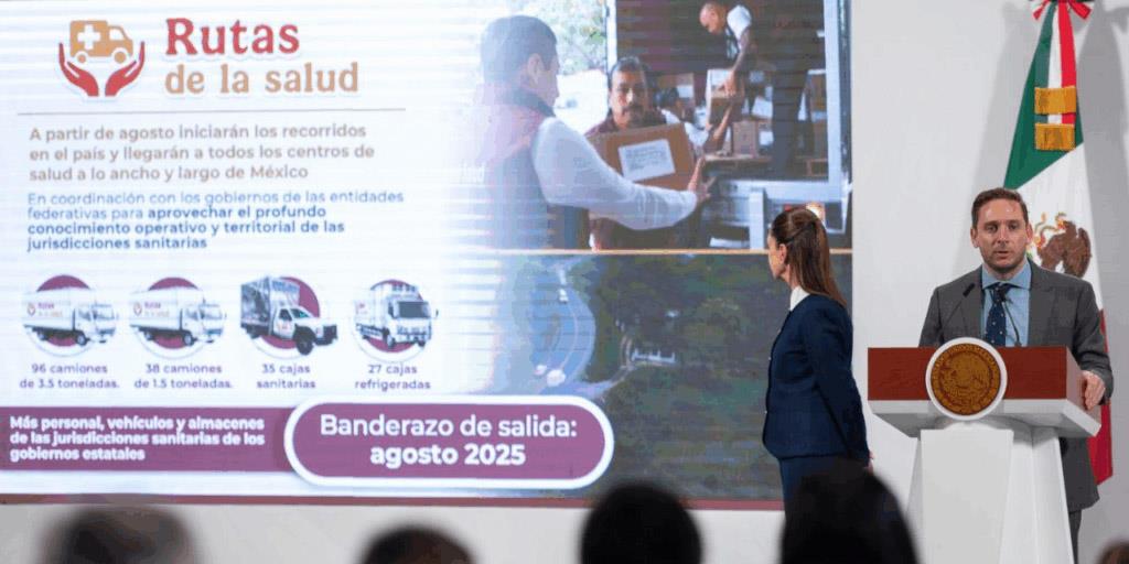 Refuerza Gobierno abasto de medicamentos y lanza rutas de salud Refuerza Gobierno abasto de medicamentos y lanza rutas de salud