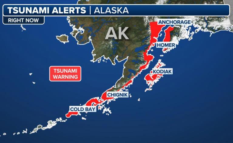 Sismo de magnitud 7.3 sacude Alaska; emiten alerta de tsunami Sismo de magnitud 7.3 sacude Alaska; emiten alerta de tsunami