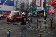 Moviliza a bomberos incendio de cableado