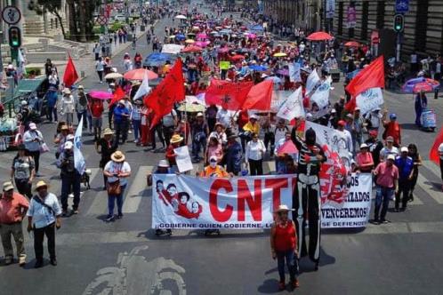 Reclama CNTE que sus demandas siguen pendientes