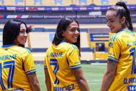 Presentan en Tigres Femenil a sus refuerzos Presentan en Tigres Femenil a sus refuerzos