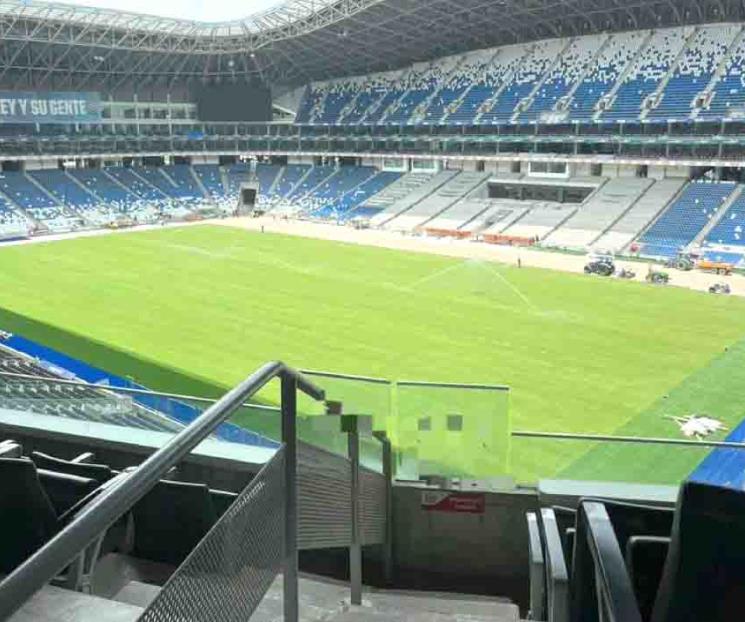 Lista la cancha del BBVA Lista la cancha del BBVA
