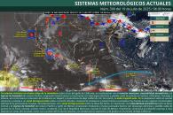 Clima en México para este sábado 19 de julio Clima en México para este sábado 19 de julio