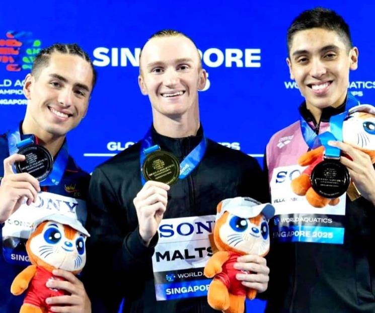 Logra Diego Villalobos bronce en Mundial de Deportes Acuáticos