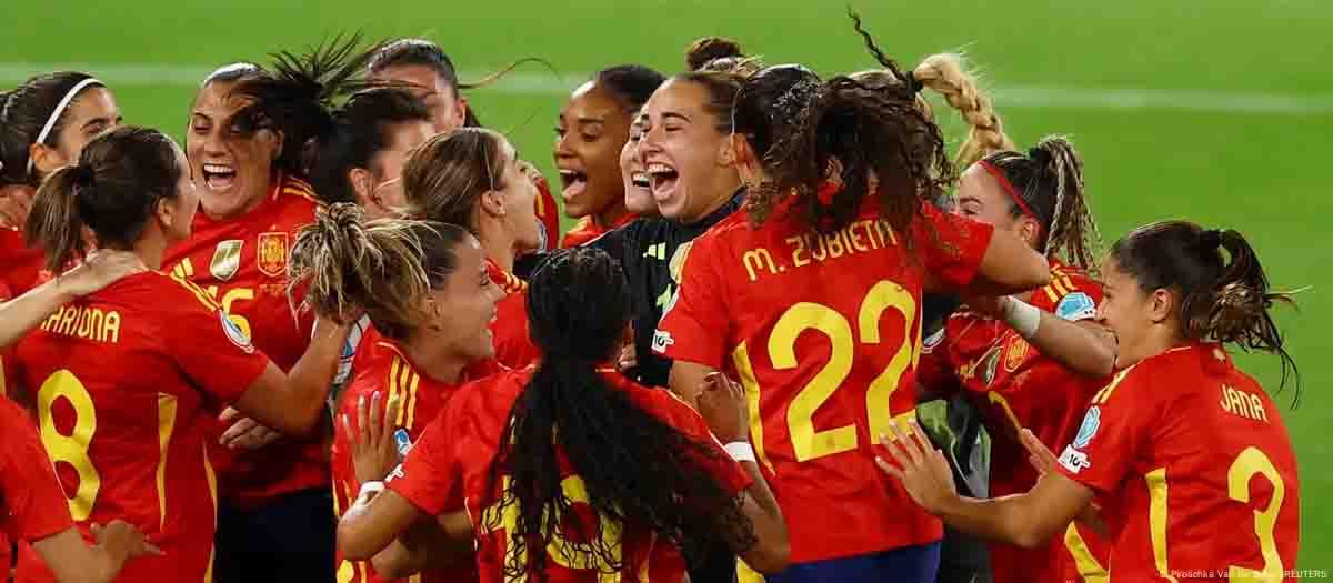 Vence España a Suiza y avanzan a semifinales de la Eurocopa Femenil