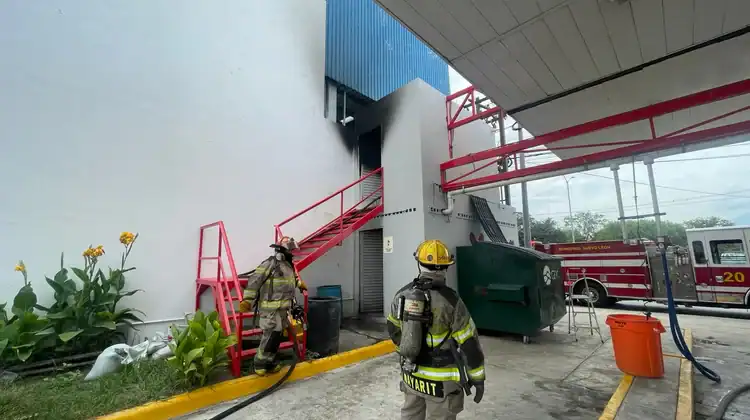 Alarma incendio en car wash
