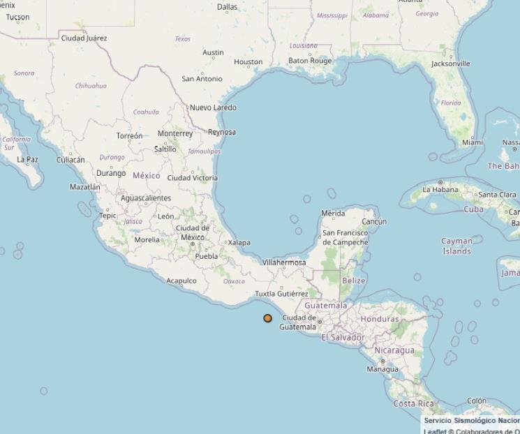 Sismo de 4.3 sacude Pijijiapan, Chiapas Sismo de 4.3 sacude Pijijiapan, Chiapas