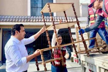 Recolectan en SC escombro en áreas públicas