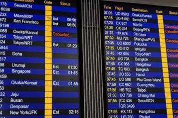 Suspende Hong Kong vuelos ante llegada del tif&oacute;n Wipha