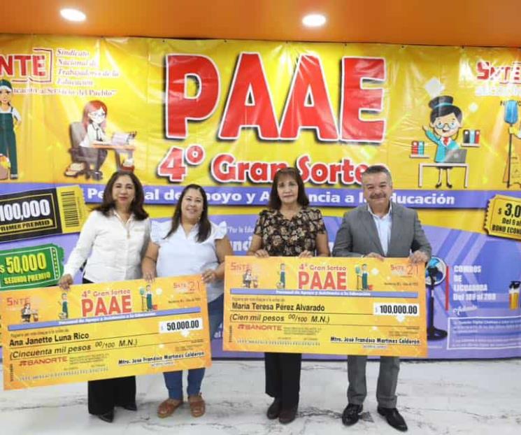 Realiza la Secci&oacute;n 21 la entrega de premios a los ganadores