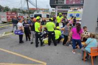 Deja 15 heridos choque de camión urbano