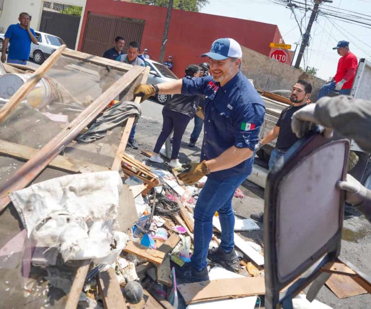 Lleva Monterrey brigada de limpieza a la zona del Topo Chico