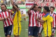 Pelean Leyendas de Am&eacute;rica-Chivas hasta en amistoso