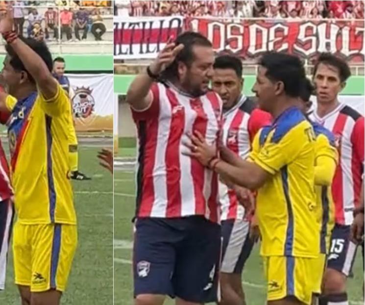 Pelean Leyendas de América-Chivas hasta en amistoso Pelean Leyendas de América-Chivas hasta en amistoso