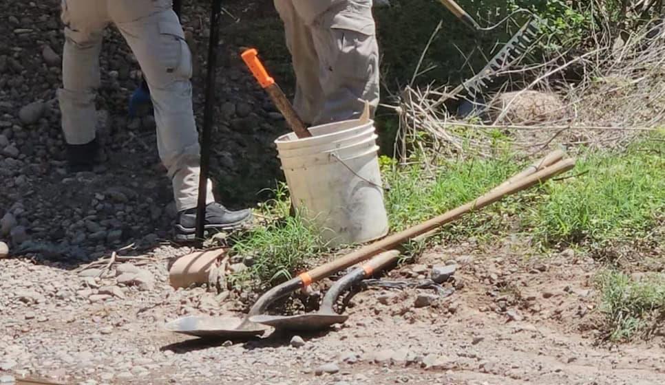Colectivo de búsqueda hallan restos óseos en sindicatura de Aguaruto