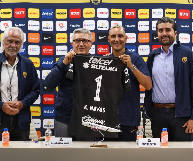 Tenemos la ilusión de levantar títulos en Pumas: Keylor Navas