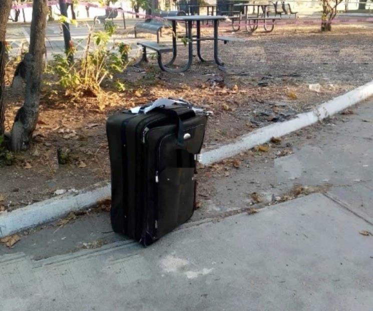 Encuentran cuerpo mutilado dentro de maleta en Pesquería Encuentran cuerpo mutilado dentro de maleta en Pesquería