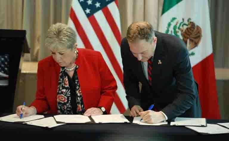 Firman México y EU acuerdo sobre salud y medio ambiente en frontera