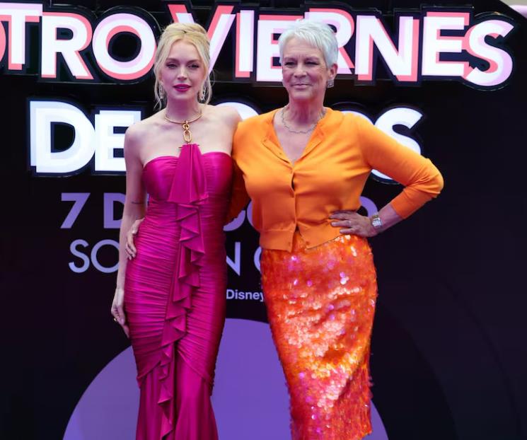 Fans mexicanos dan la bienvenida a Lindsay Lohan y Jamie Lee Curtis