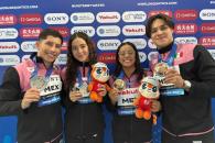 Logran clavadistas de NL medalla de plata en Singapur Logran clavadistas de NL medalla de plata en Singapur