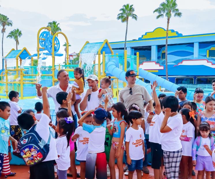 Inaugura Samuel nuevo espacio acu&aacute;tico en Parque Fundidora