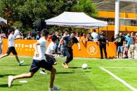 Sigue gobernador inaugurando canchas deportivas