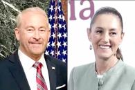 Recibe Sheinbaum a Ronald Johnson Recibe Sheinbaum a Ronald Johnson