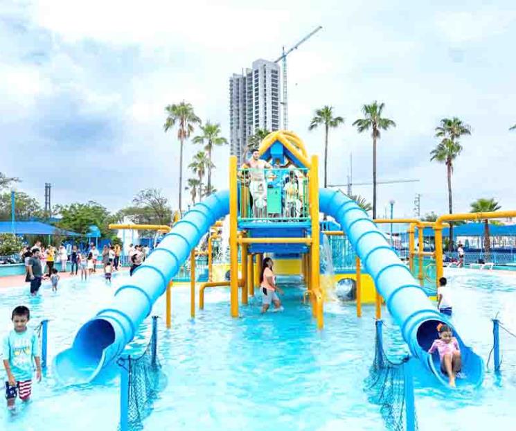 Inauguran nueva área de albercas en Parque Fundidora