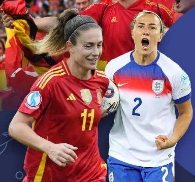 Inglaterra y España definen al campeón de la Euro Femenil