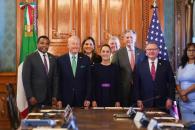 Agradece Johnson reunión con Sheinbaum en Palacio Nacional