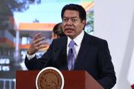 Mario Delgado admite en la mañanera su visita a Portugal