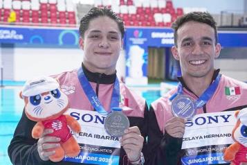 Suma México dos platas más en Mundial Acuático