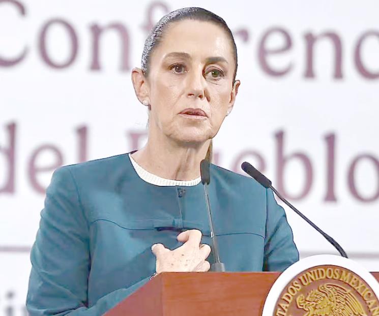 Afirma Sheinbaum que caso Bermúdez es diferente a García Luna