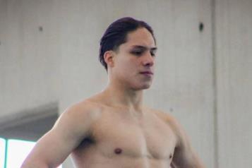 Culminan cuarto Osmar Olvera y Zyanya Parra en trampolín mixto