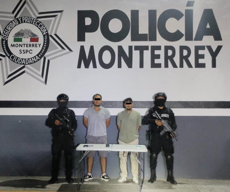 Aprehenden a dos con droga